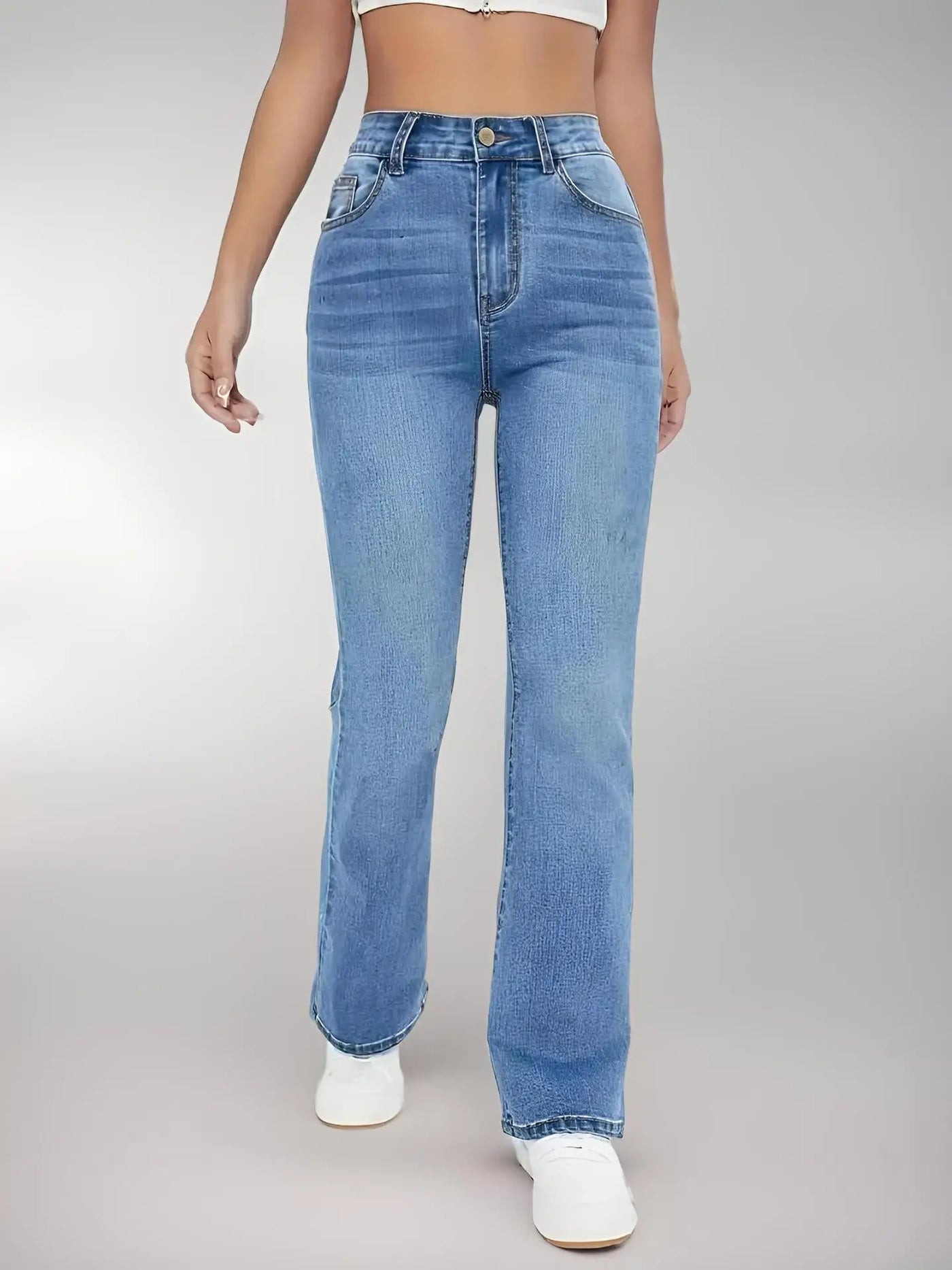 Calça Jeans Feminina Cintura Alta - The Mara Store 