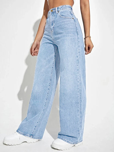 Calça Jeans de Cintura Alta - The Mara Store 