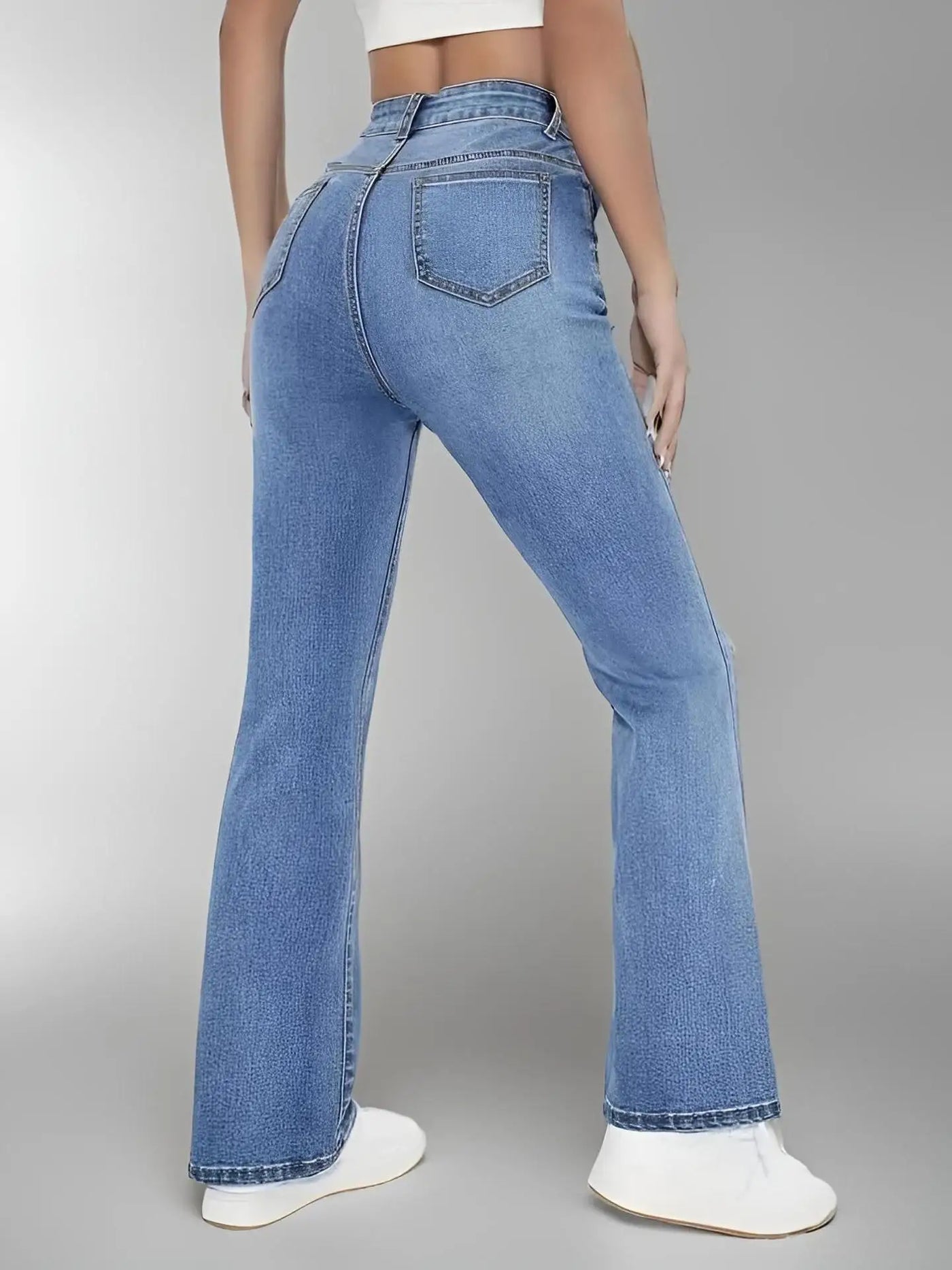 Calça Jeans Feminina Cintura Alta - The Mara Store 